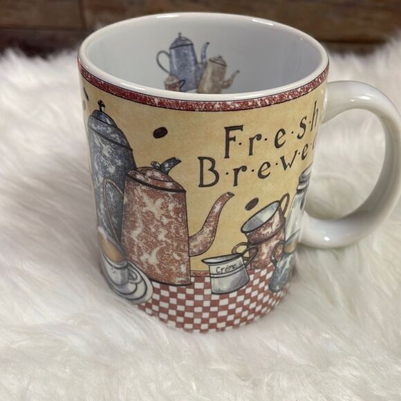 Lang And Wise Collector Mug Coffee Cup 1997 S.B.B. #4 Fresh Brewed - Picture 3 of 7